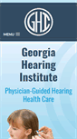 Mobile Screenshot of georgiahearing.com